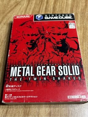 Metal Gear Solid: The Twin Snakes Nintendo GameCube Japan Import CIB